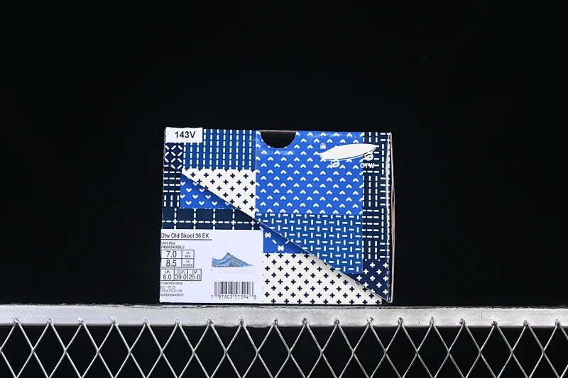 All categories Vans Vans series Vans Low Vans Old Skool 36 EK woven series Comfortable and versatile non-slip and wear-resistant casual skate shoes VN000SHXBLU